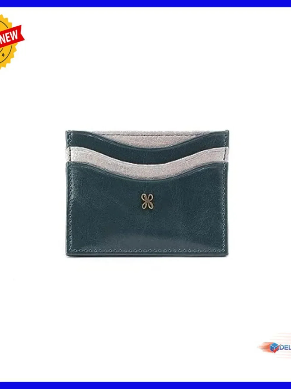 Leather Hobo Bag with 7 Card Pockets, One Size, Unisex Adult